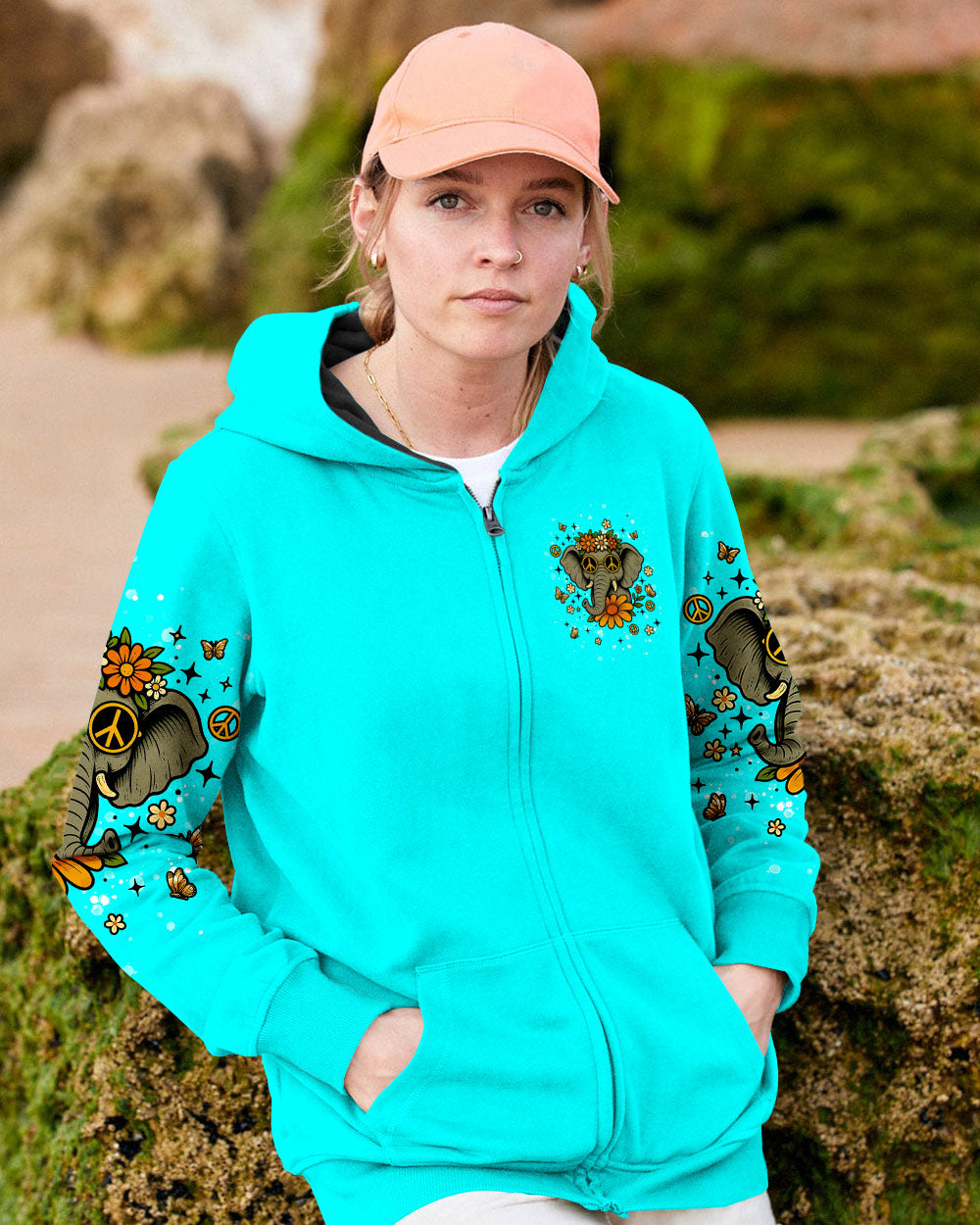 BE KIND ELEPHANT ALL OVER PRINT - TLNT0306253