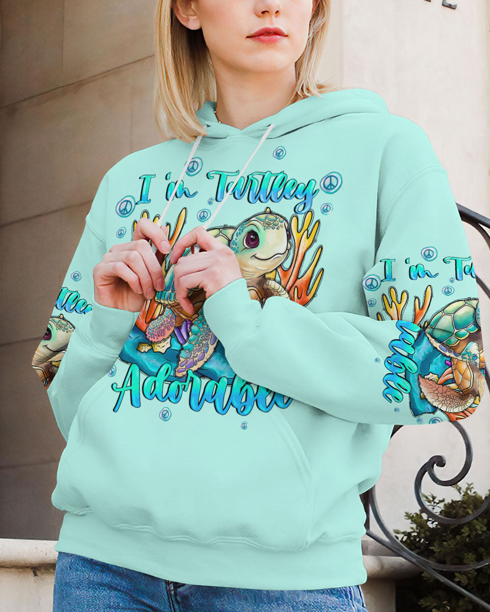 I'M TURTLEY ADORABLE ALL OVER PRINT - TLNT0307234