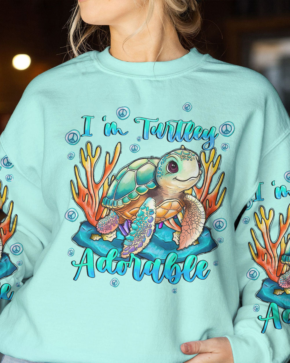I'M TURTLEY ADORABLE ALL OVER PRINT - TLNT0307234