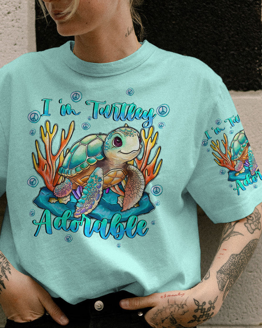 I'M TURTLEY ADORABLE ALL OVER PRINT - TLNT0307234
