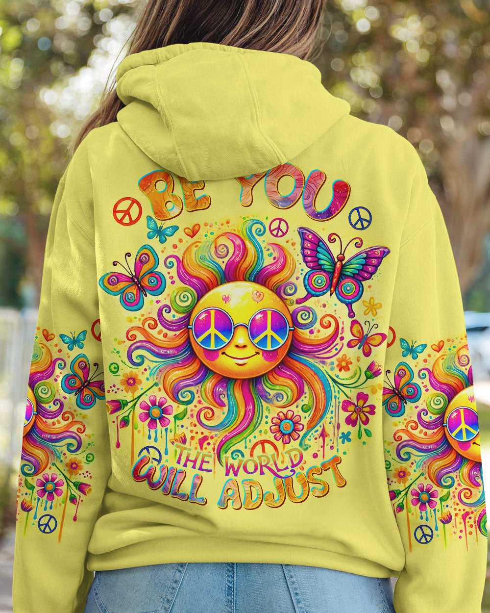 BE YOU THE WORLD WILL ADJUST SUN ALL OVER PRINT - TLNT0307243
