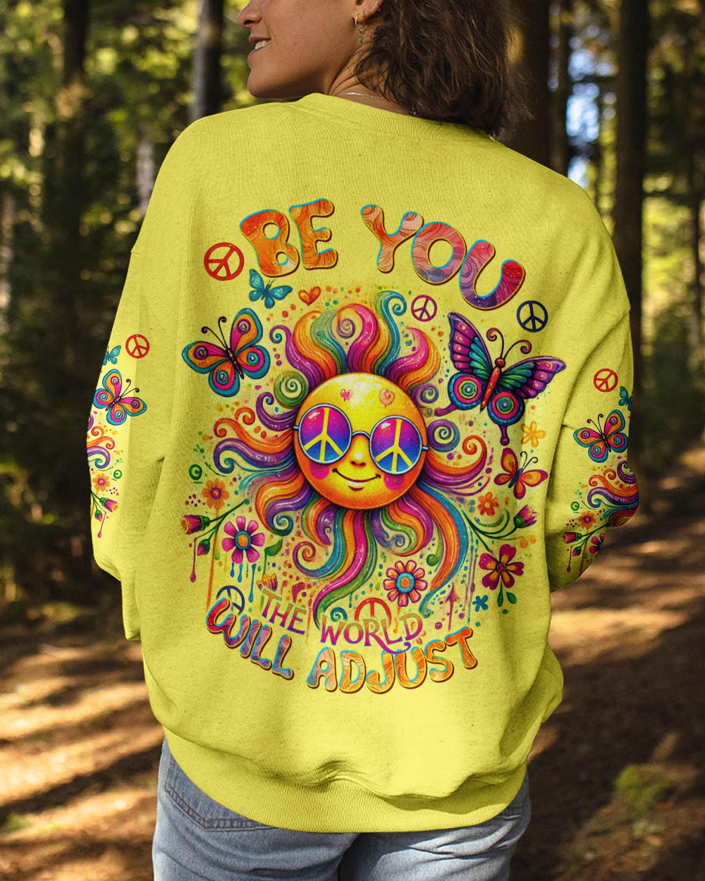 BE YOU THE WORLD WILL ADJUST SUN ALL OVER PRINT - TLNT0307243