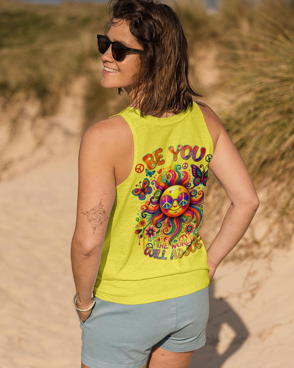 BE YOU THE WORLD WILL ADJUST SUN ALL OVER PRINT - TLNT0307243