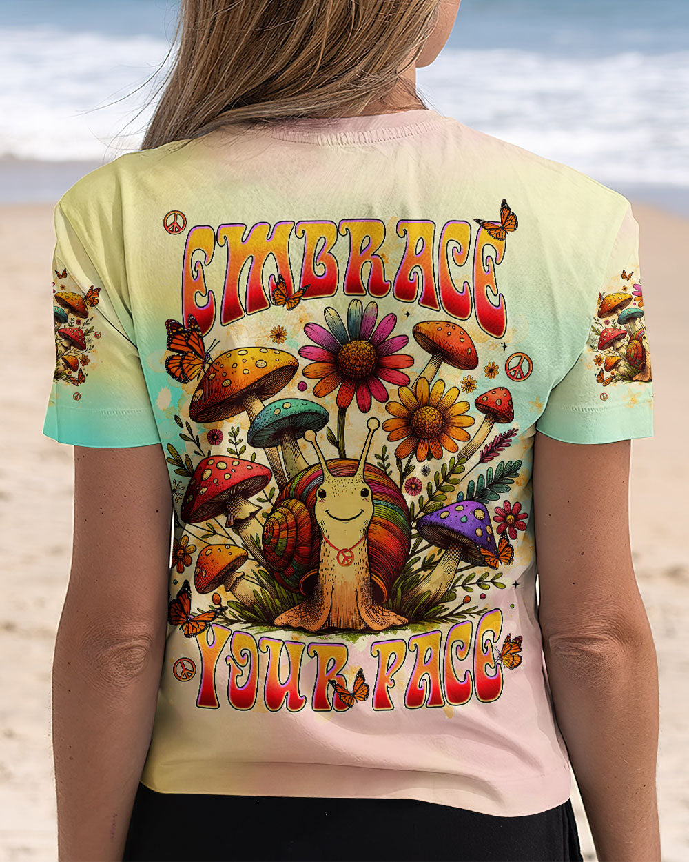 EMBRACE YOUR PACE SNAIL ALL OVER PRINT - TLNT0310243