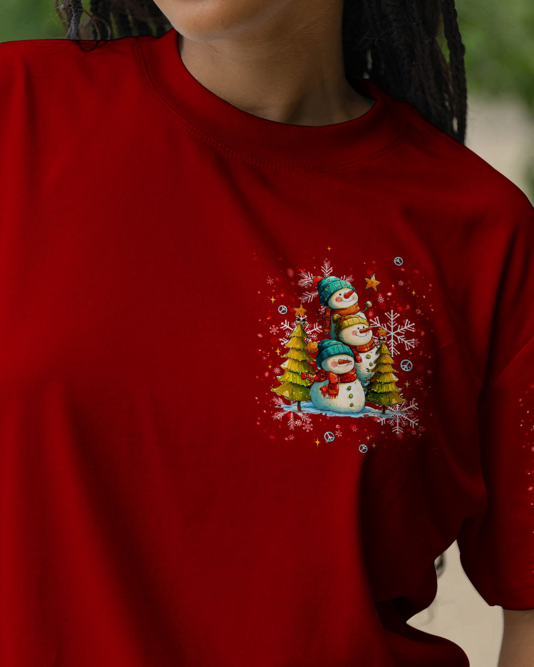 WARM WISHES AND SNOWMAN KISSES CHRISTMAS ALL OVER PRINT - TLNT0311252
