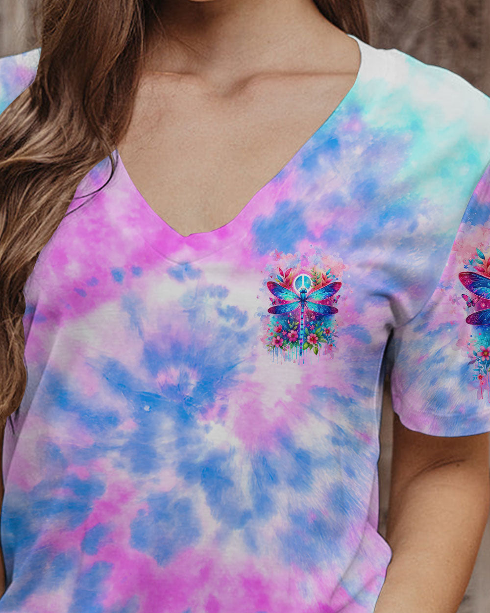 WHEN DRAGONFLIES APPEAR ANGELS ARE NEAR DRAGONFLY ALL OVER PRINT - TLNT0401241