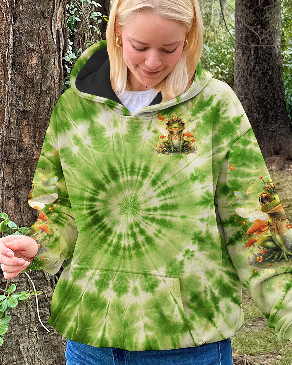 BE YOU THE WORLD WILL ADJUST FROG ALL OVER PRINT  - TLNT0401254