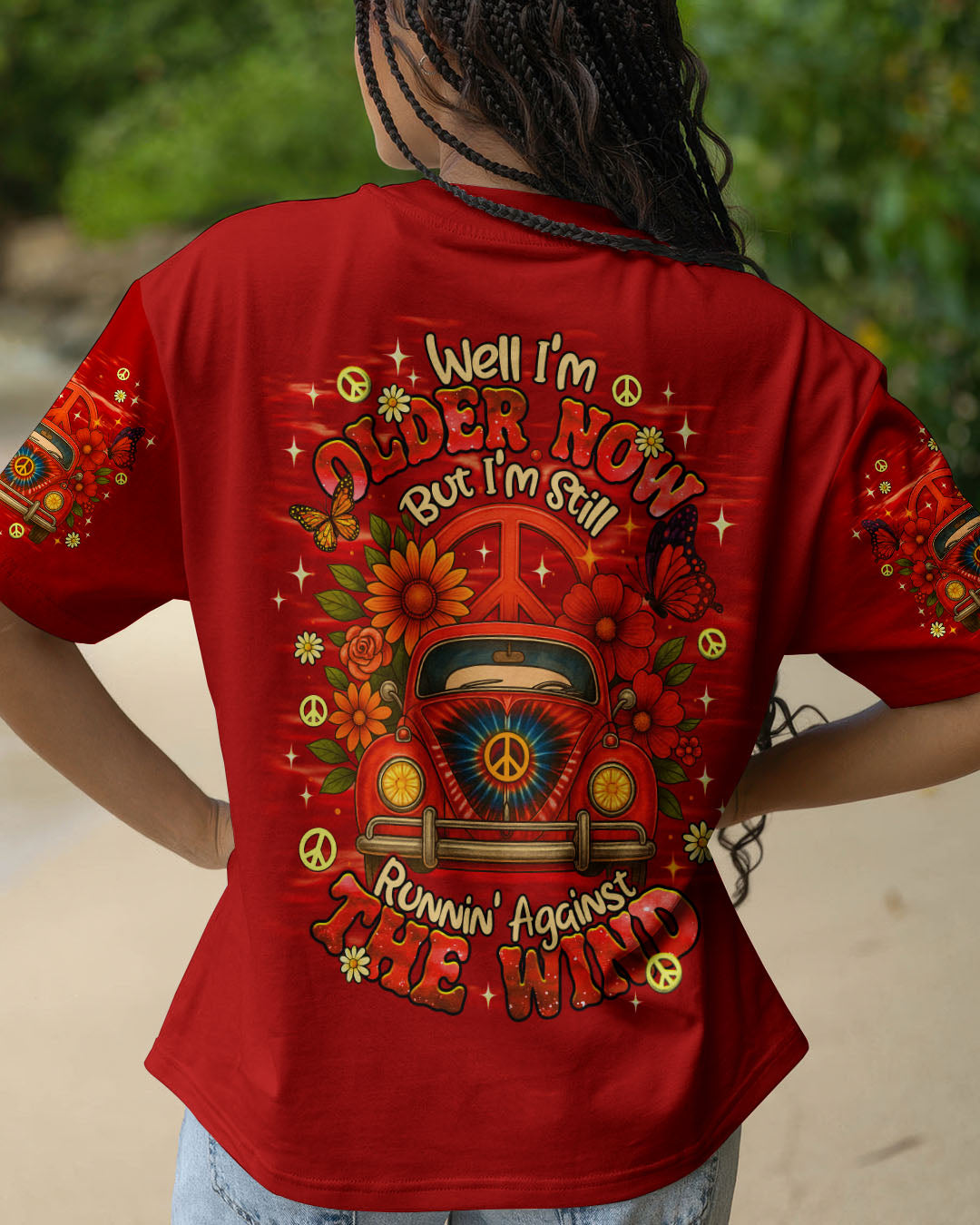 RUNNING AGAINST THE WIND CAR  ALL OVER PRINT - TLNT0411253