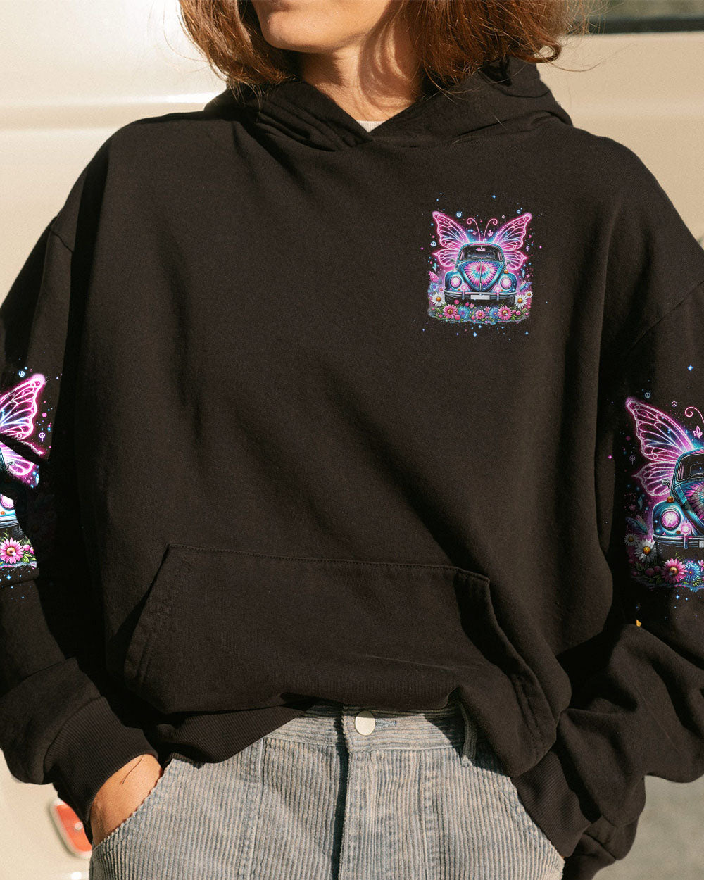 I BELIEVE THERE ARE ANGELS AMONG US WINGS CAR ALL OVER PRINT - TLNT0501241