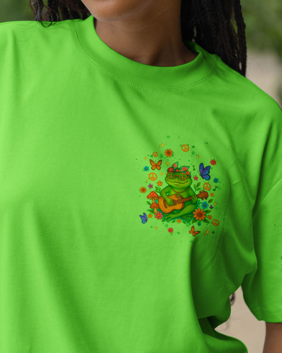 BE KIND TO YOURSELF FROG ALL OVER PRINT  - TLNT0506252