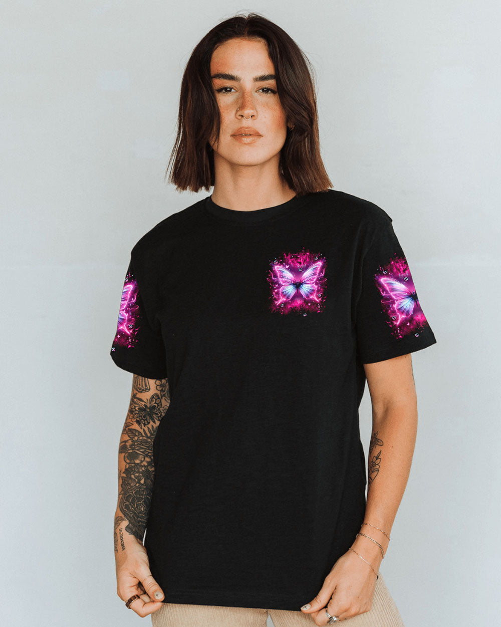 WHISPER WORDS OF WISDOM LET IT BE BUTTERFLY ALL OVER PRINT  - TLNT0511242