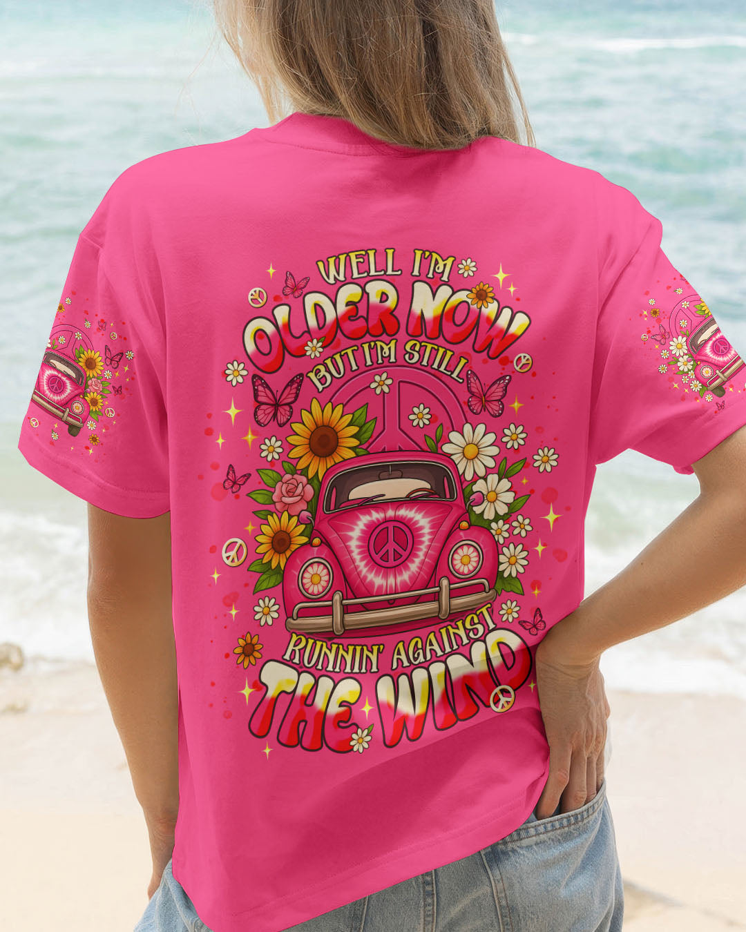 RUNNING AGAINST THE WIND CAR TIE DYE ALL OVER PRINT - TLNT0511253