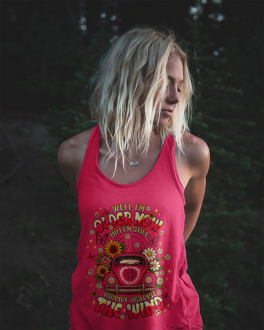 RUNNING AGAINST THE WIND CAR TIE DYE ALL OVER PRINT - TLNT0511253