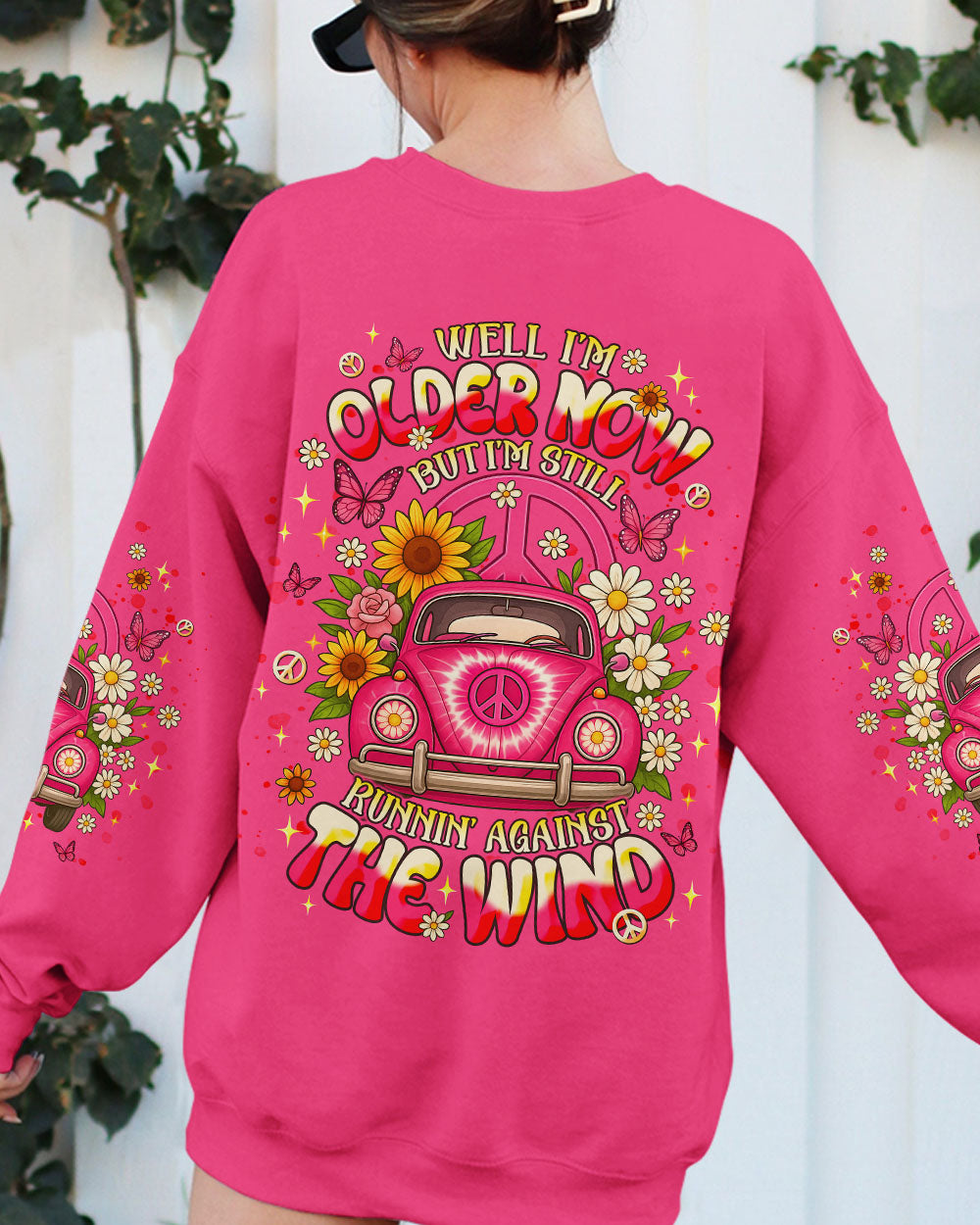 RUNNING AGAINST THE WIND CAR TIE DYE ALL OVER PRINT - TLNT0511253