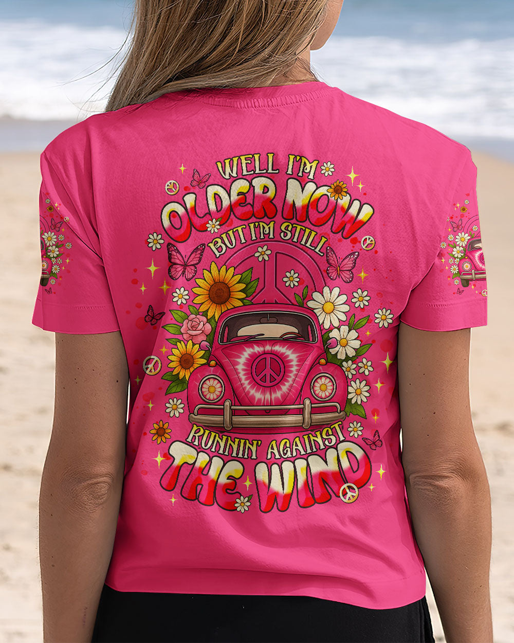 RUNNING AGAINST THE WIND CAR TIE DYE ALL OVER PRINT - TLNT0511253