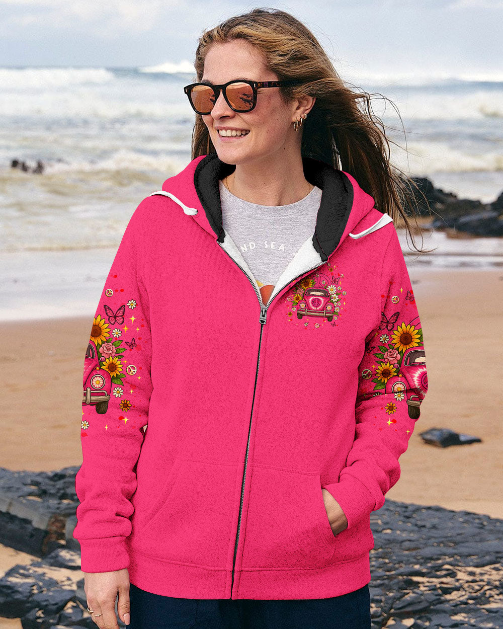 RUNNING AGAINST THE WIND CAR TIE DYE ALL OVER PRINT - TLNT0511253