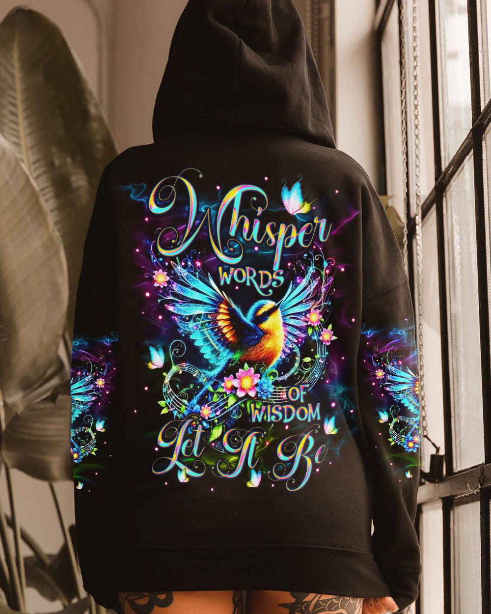 WHISPER WORDS OF WISDOM BIRD ALL OVER PRINT - TLNT0603253