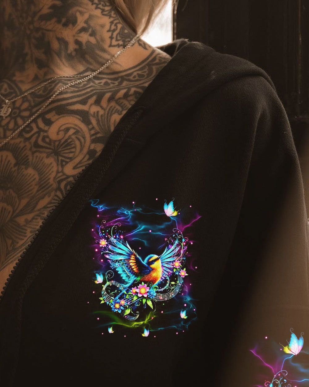 WHISPER WORDS OF WISDOM BIRD ALL OVER PRINT - TLNT0603253