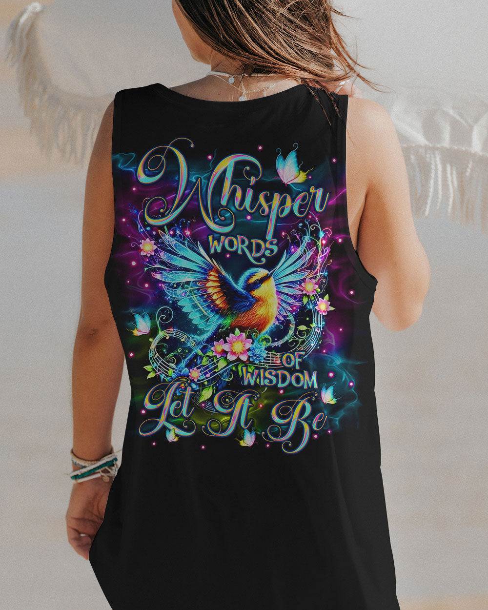 WHISPER WORDS OF WISDOM BIRD ALL OVER PRINT - TLNT0603253