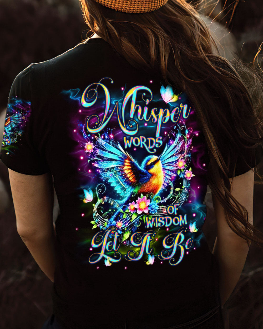 WHISPER WORDS OF WISDOM BIRD ALL OVER PRINT - TLNT0603253