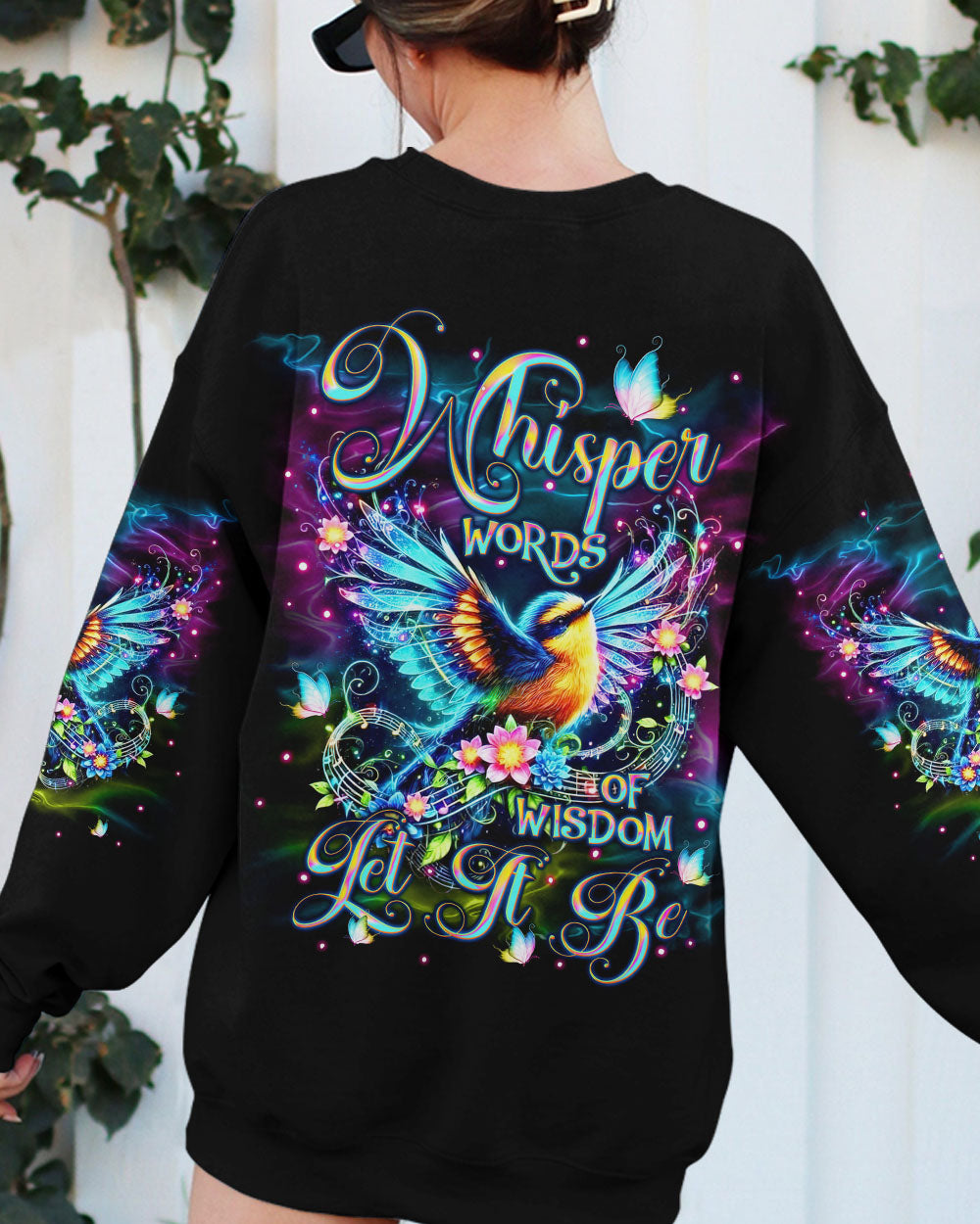 WHISPER WORDS OF WISDOM BIRD ALL OVER PRINT - TLNT0603253