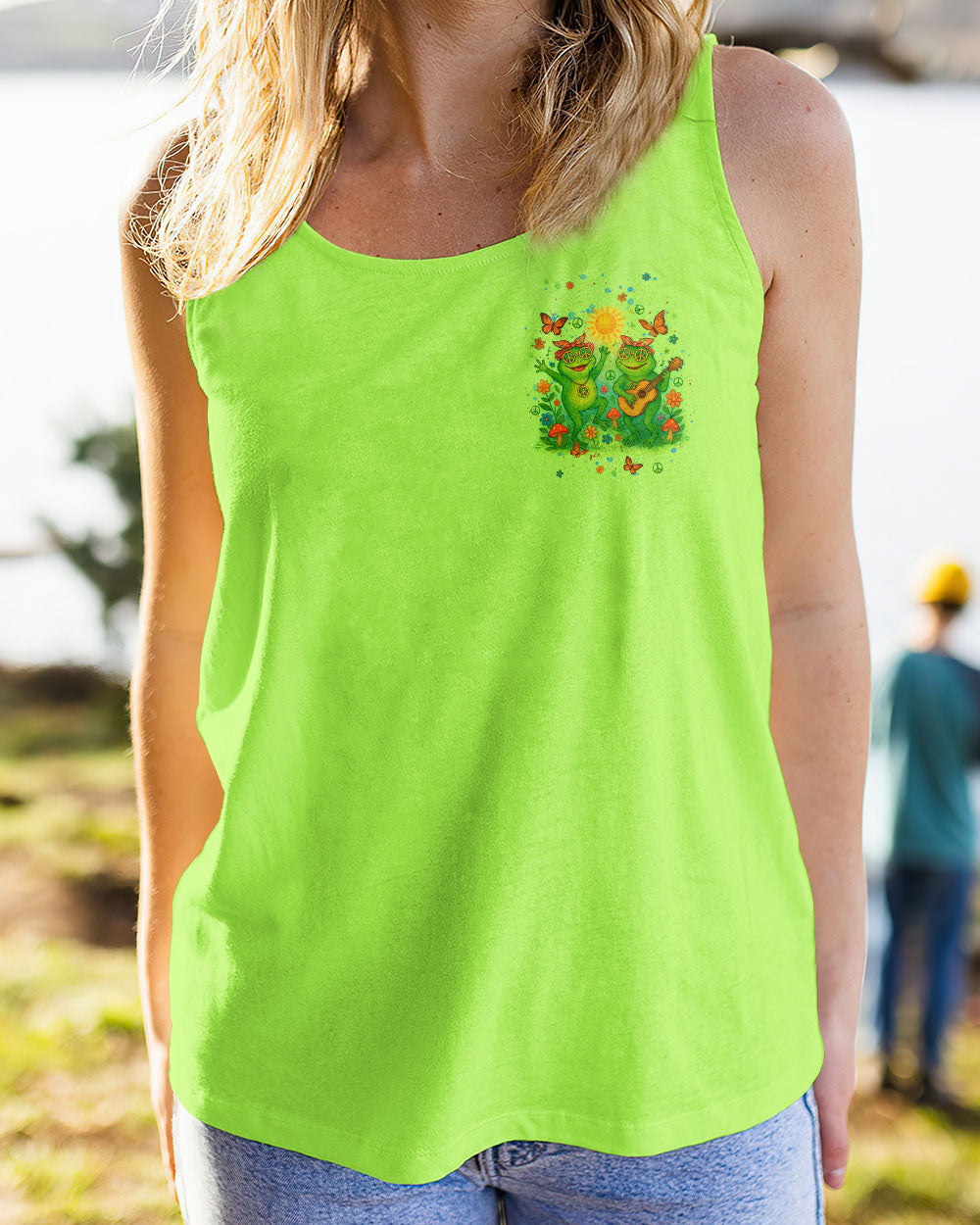 YEAH I'M DTF FROG ALL OVER PRINT - TLNT0605252
