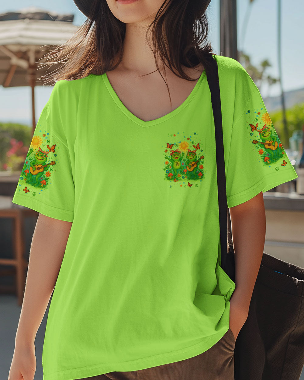YEAH I'M DTF FROG ALL OVER PRINT - TLNT0605252