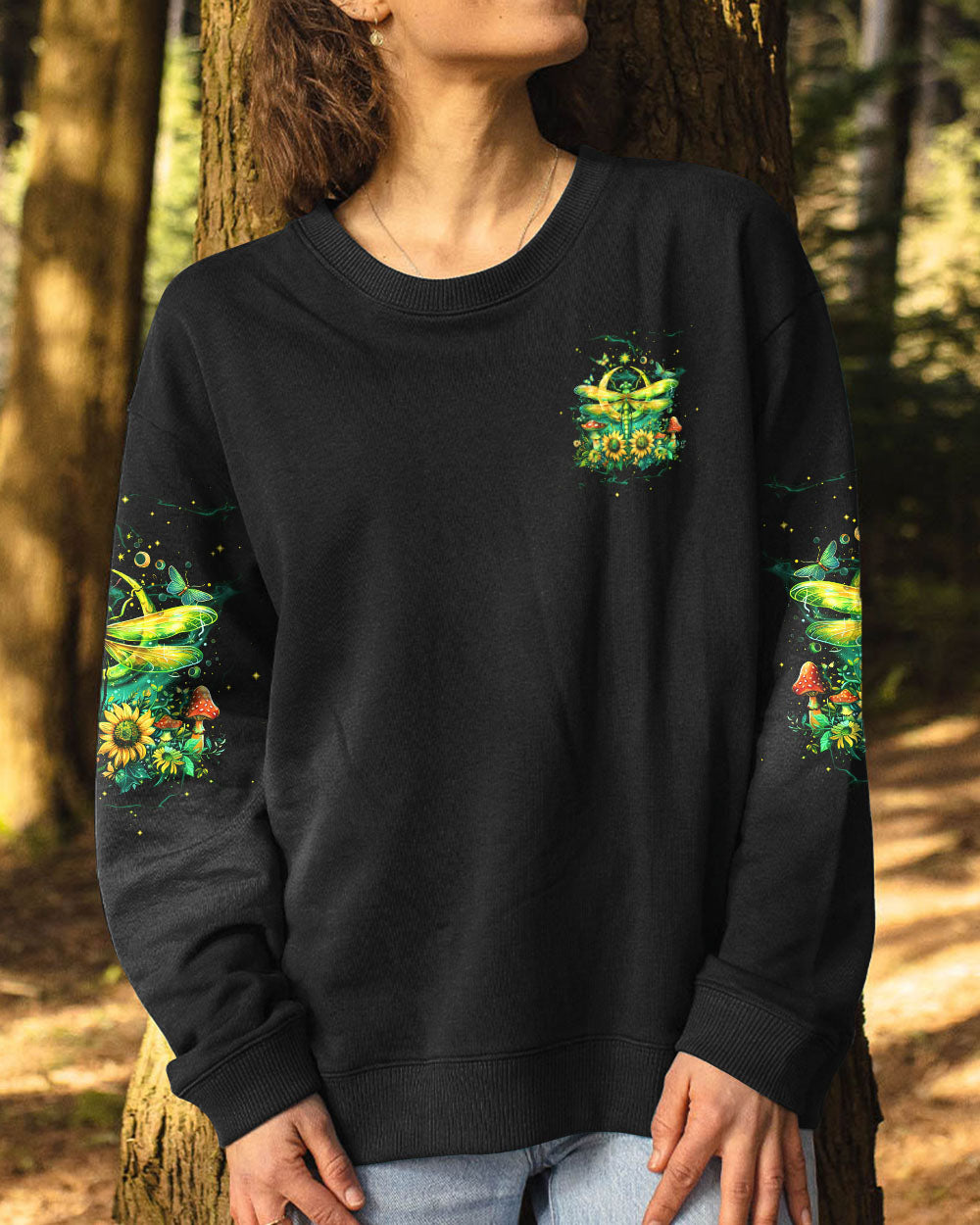 I BELIEVE THERE ARE ANGELS AMONG US DRAGONFLY ALL OVER PRINT - TLNT0609243