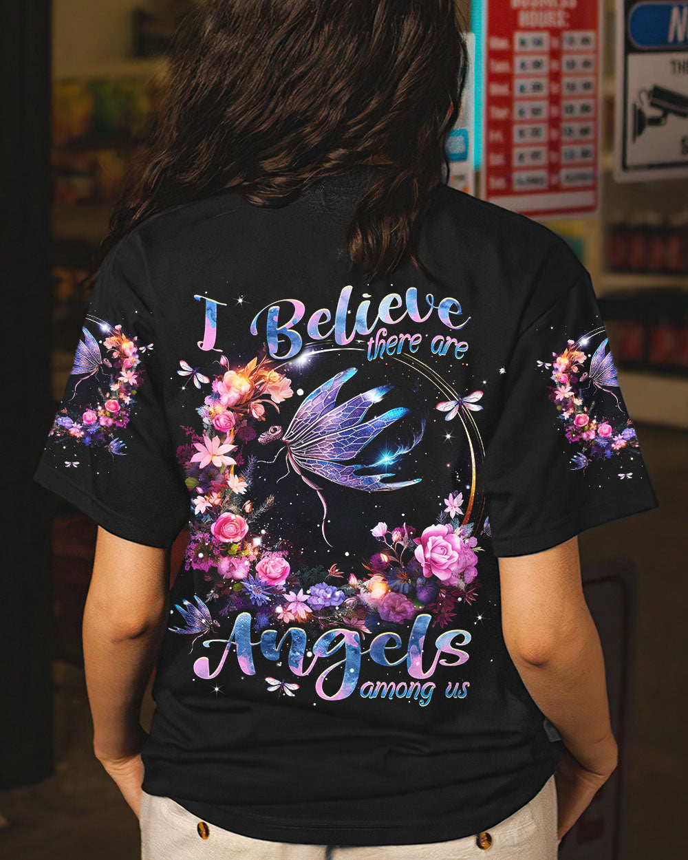 I BELIEVE THERE ARE ANGELS AMONG US ALL OVER PRINT - TLNT0610232