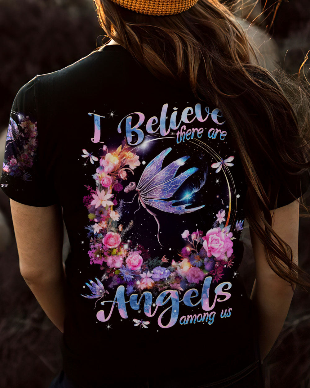 I BELIEVE THERE ARE ANGELS AMONG US ALL OVER PRINT - TLNT0610232