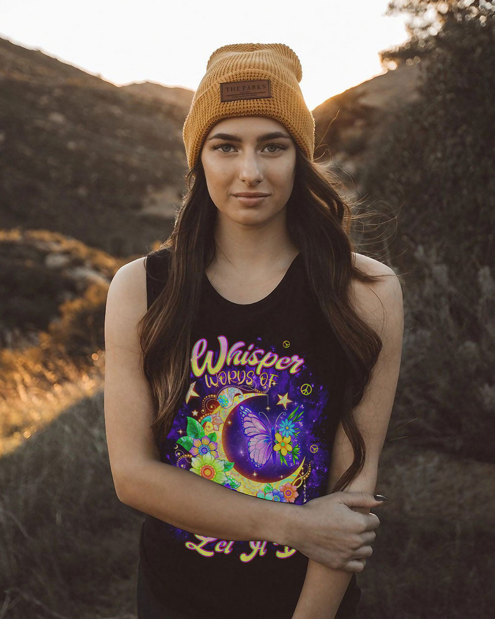 WHISPER WORDS OF WISDOM LET IT BE BUTTERFLY ALL OVER PRINT  - TLNT0611243