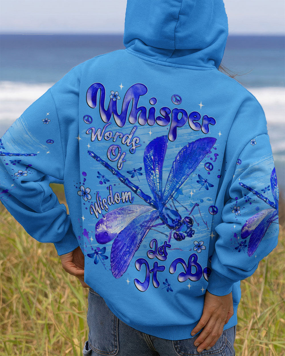 WHISPER WORDS OF WISDOM LET IT BE DRAGONFLY ALL OVER PRINT  - TLNT0710251