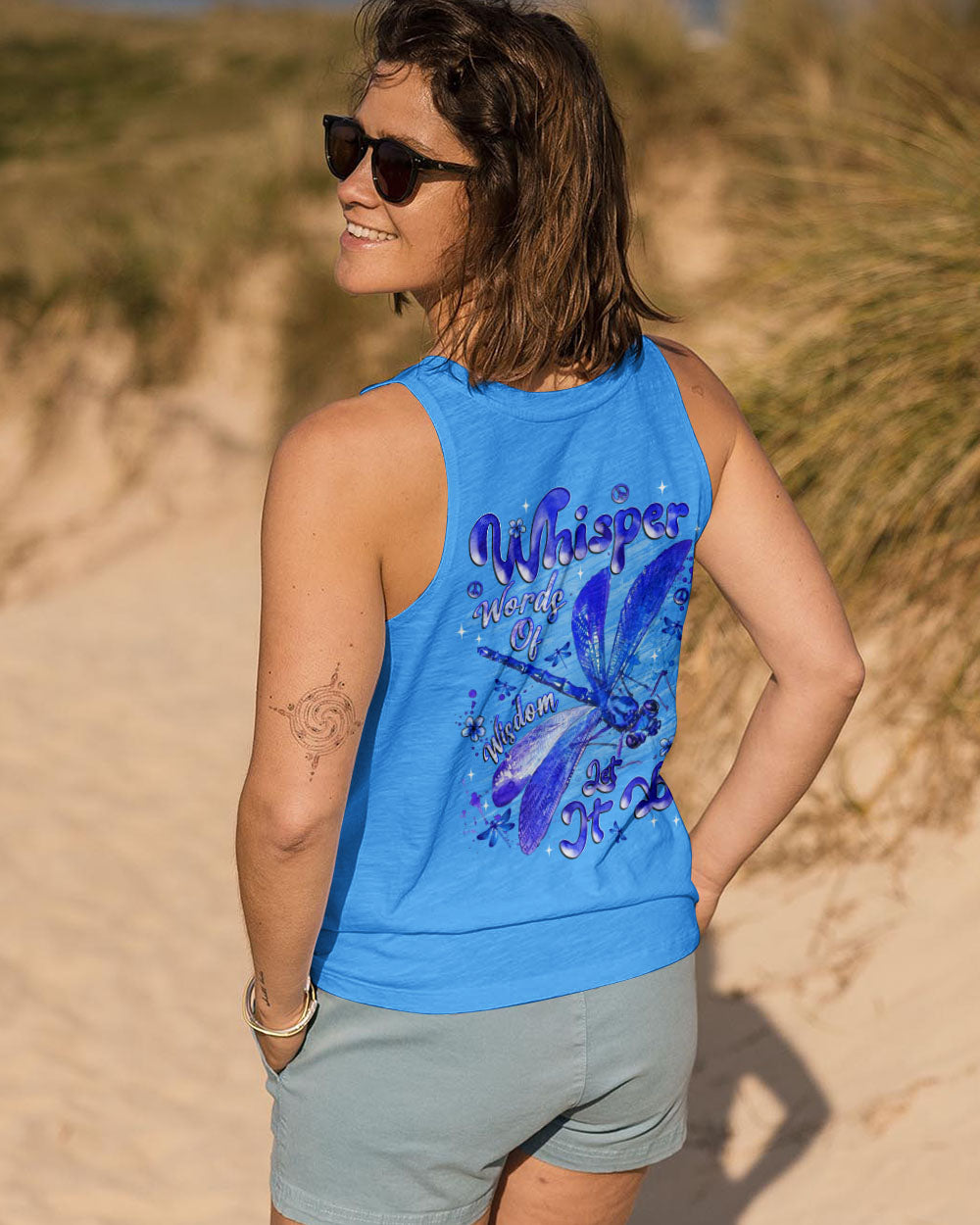 WHISPER WORDS OF WISDOM LET IT BE DRAGONFLY ALL OVER PRINT  - TLNT0710251