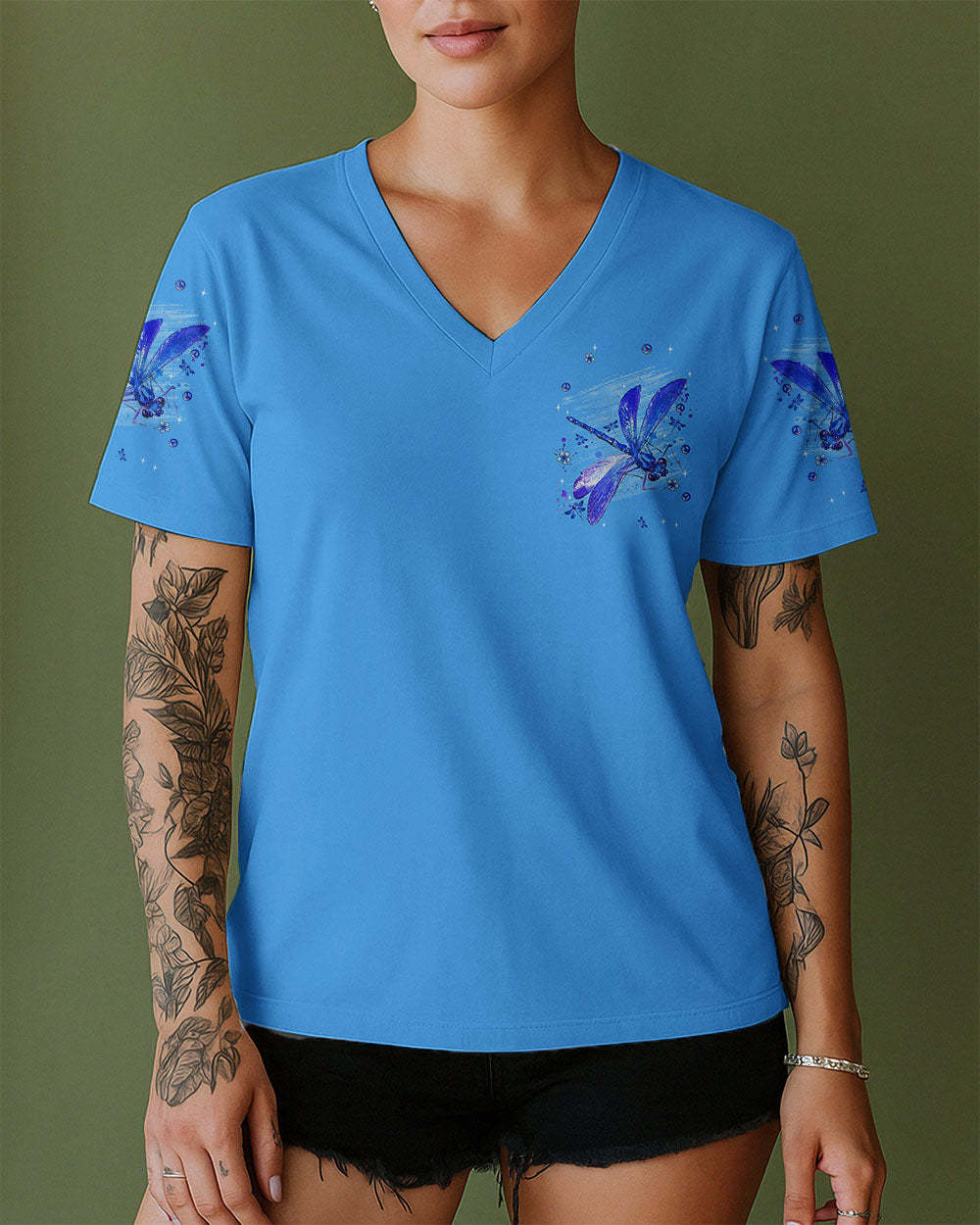 WHISPER WORDS OF WISDOM LET IT BE DRAGONFLY ALL OVER PRINT  - TLNT0710251