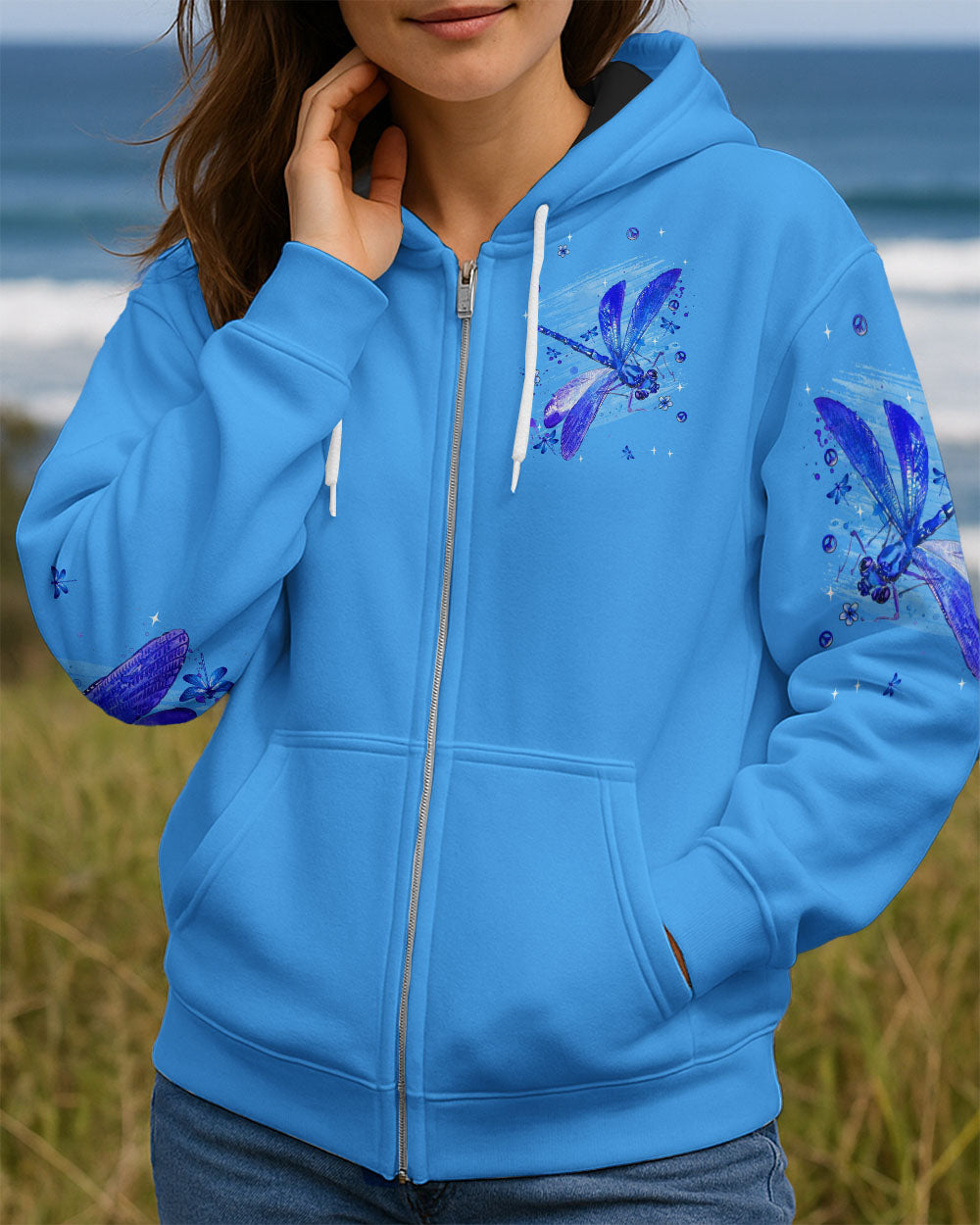 WHISPER WORDS OF WISDOM LET IT BE DRAGONFLY ALL OVER PRINT  - TLNT0710251