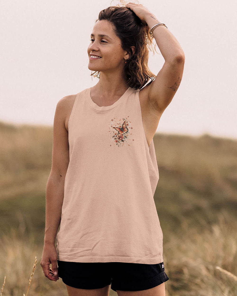 WHISPER WORDS OF WISDOM LET IT BE BUTTERFLY ALL OVER PRINT  - TLNT0711244