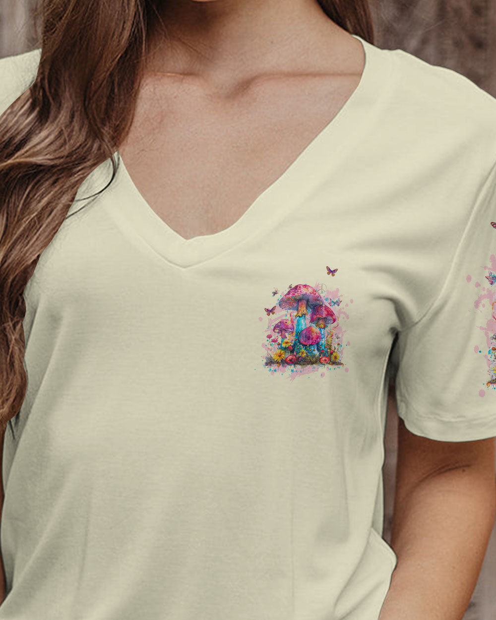 EAT MUSHROOMS SEE THE UNIVERSE ALL OVER PRINT - TLNT0803245