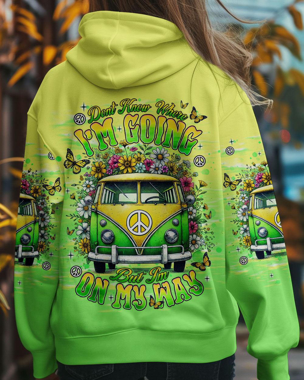 DON'T KNOW WHERE I'M GOING HIPPIE BUS  ALL OVER PRINT - TLNT0804252