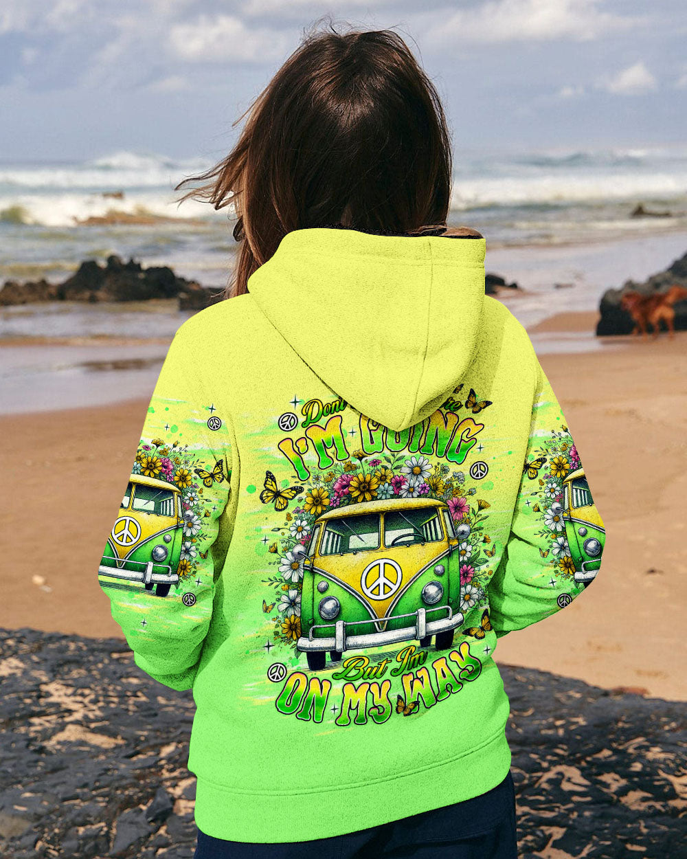 DON'T KNOW WHERE I'M GOING HIPPIE BUS  ALL OVER PRINT - TLNT0804252