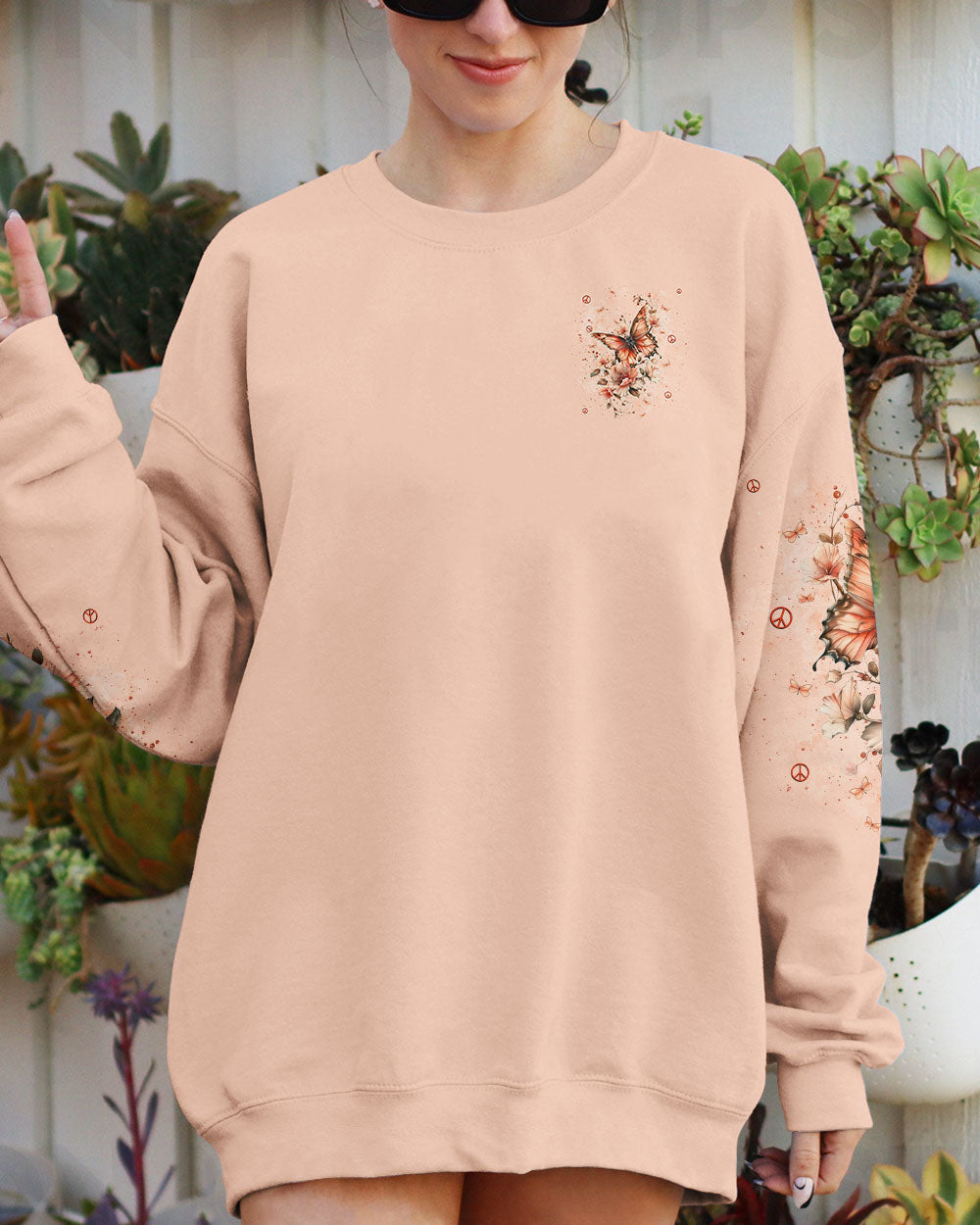 JUST BREATHE BUTTERFLY ALL OVER PRINT  - TLNT0810243