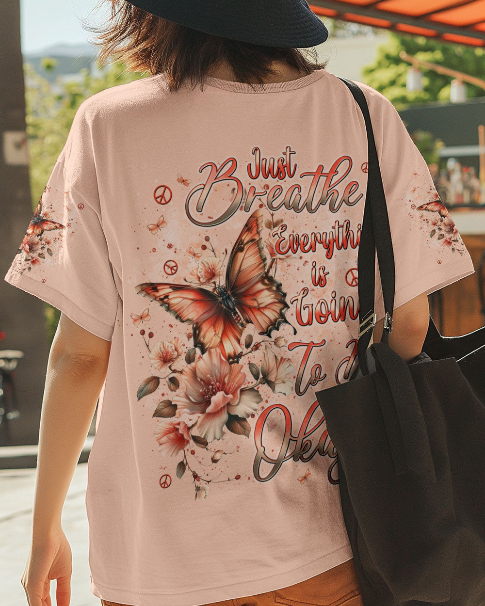 JUST BREATHE BUTTERFLY ALL OVER PRINT  - TLNT0810243