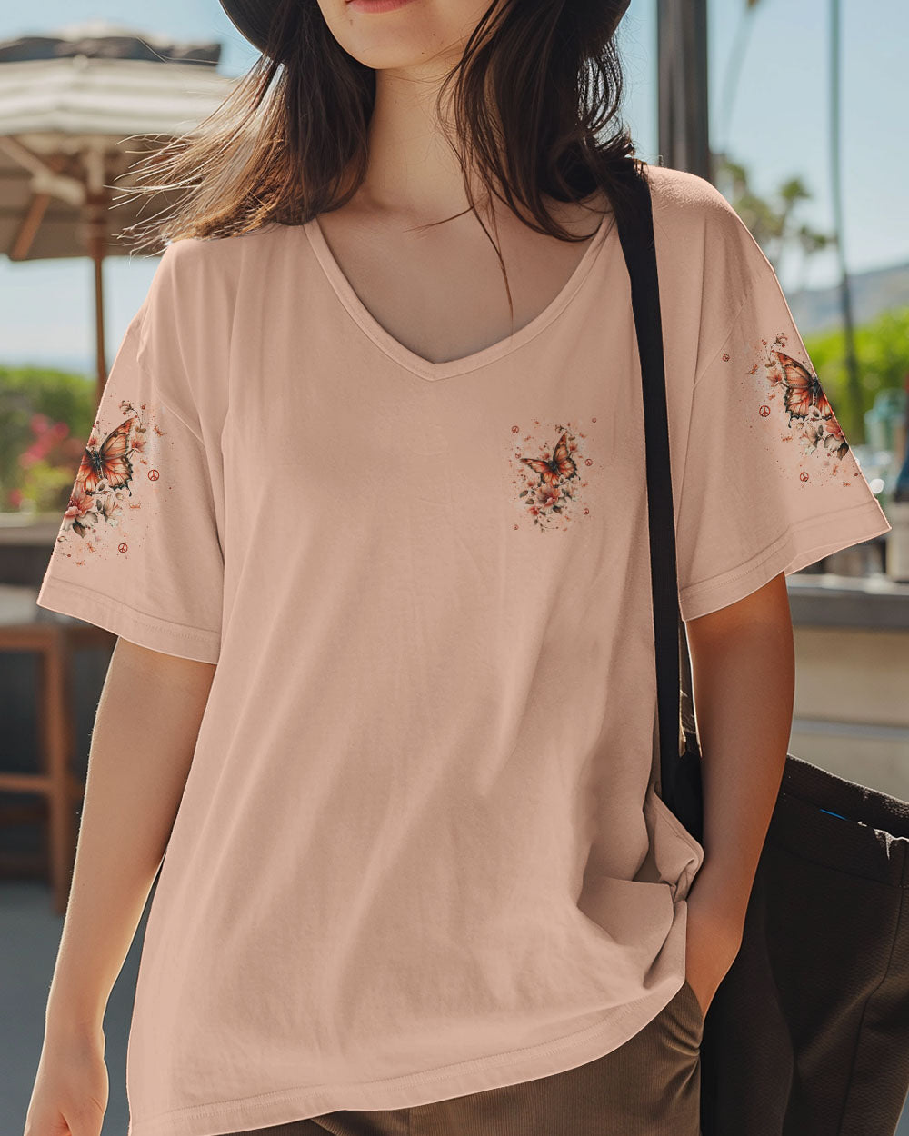 JUST BREATHE BUTTERFLY ALL OVER PRINT  - TLNT0810243