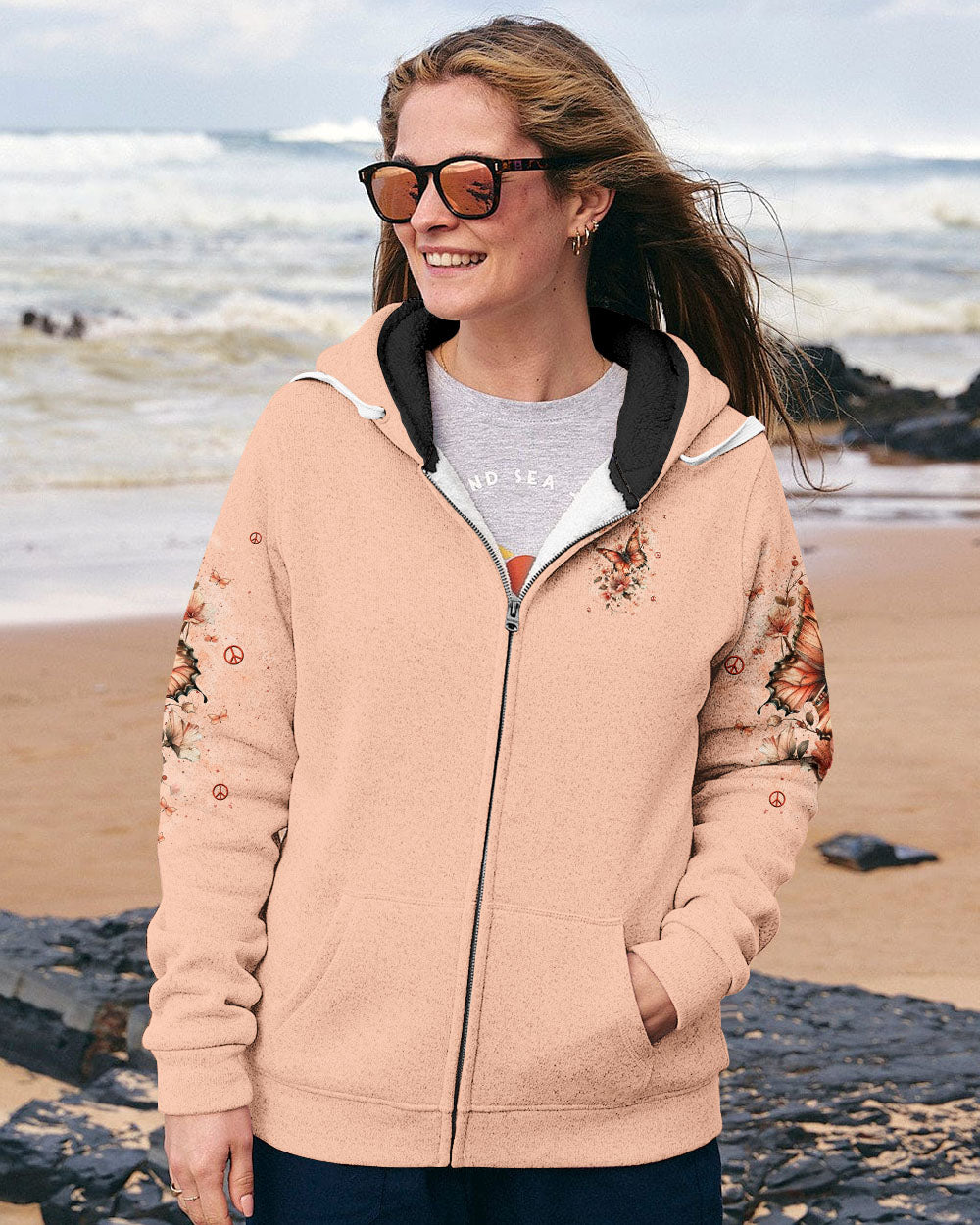 JUST BREATHE BUTTERFLY ALL OVER PRINT  - TLNT0810243