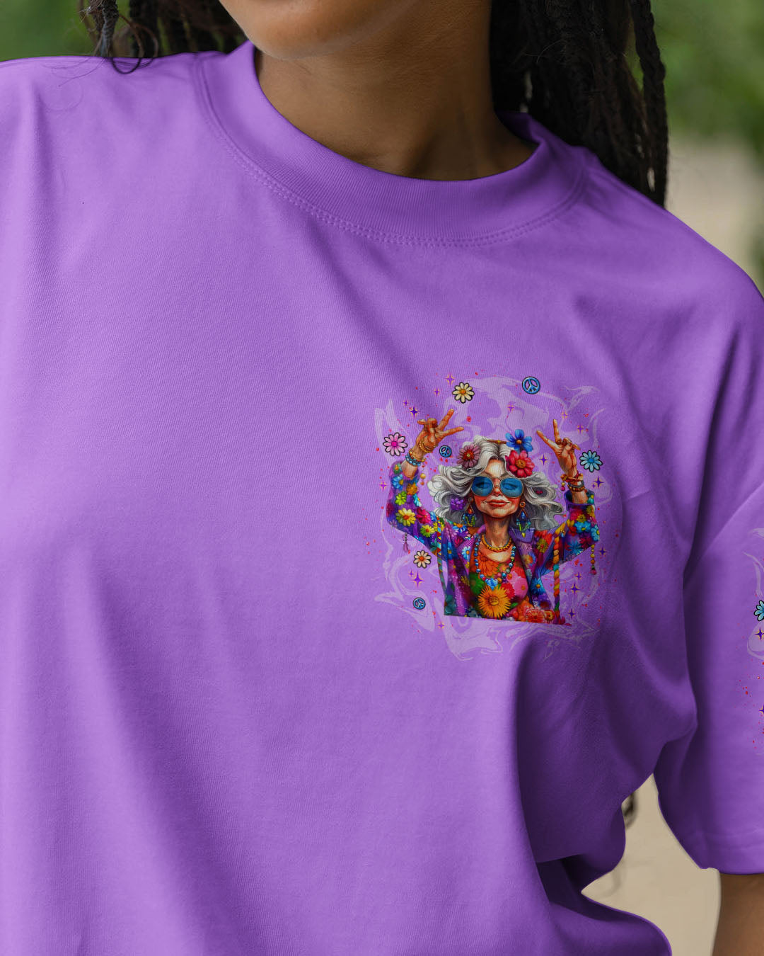 HIPPIE GRANDMA ALL OVER PRINT - TLNT0810254