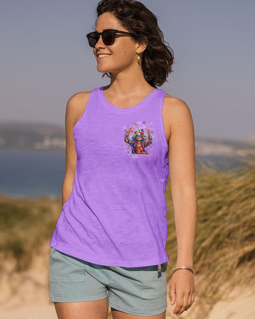 HIPPIE GRANDMA ALL OVER PRINT - TLNT0810254