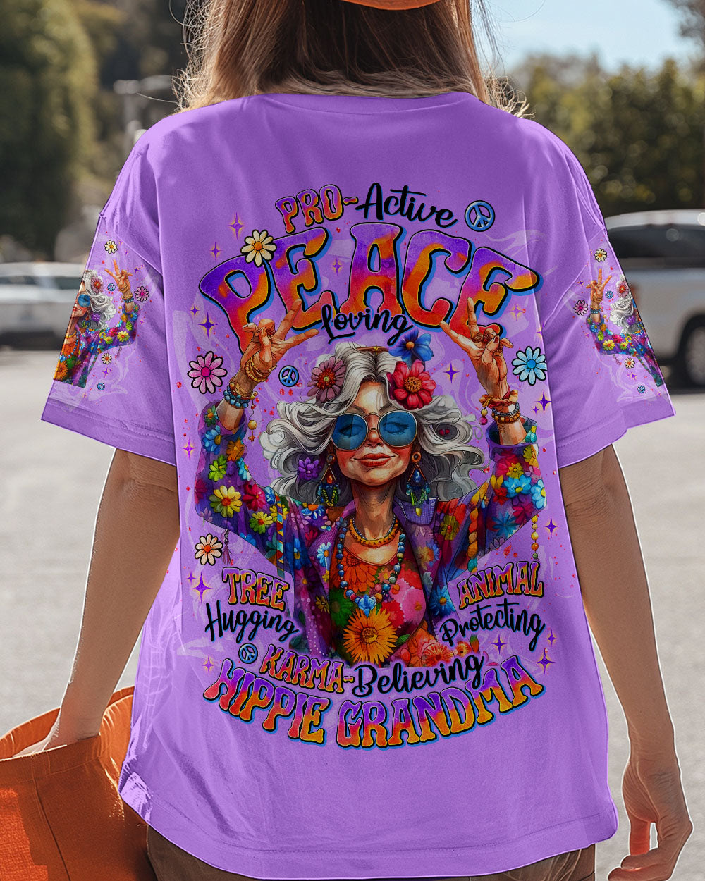 HIPPIE GRANDMA ALL OVER PRINT - TLNT0810254