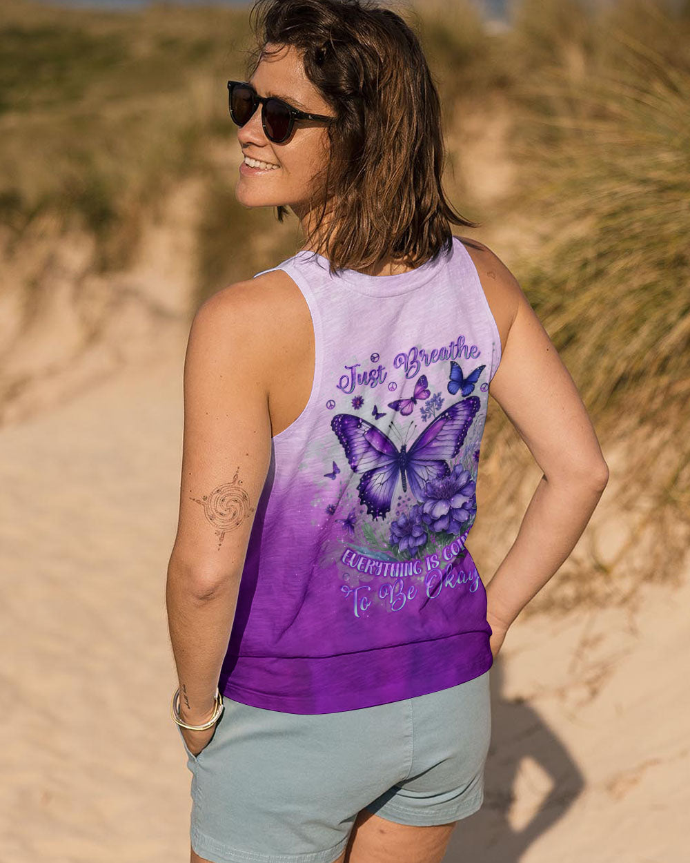 JUST BREATHE BUTTERFLY ALL OVER PRINT - TLNT0811243
