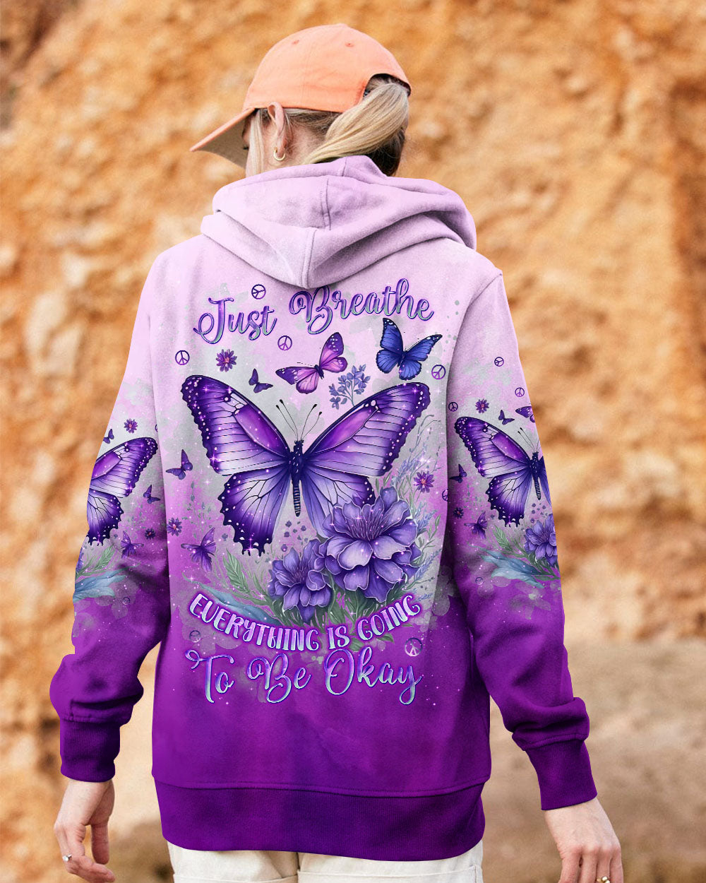 JUST BREATHE BUTTERFLY ALL OVER PRINT - TLNT0811243