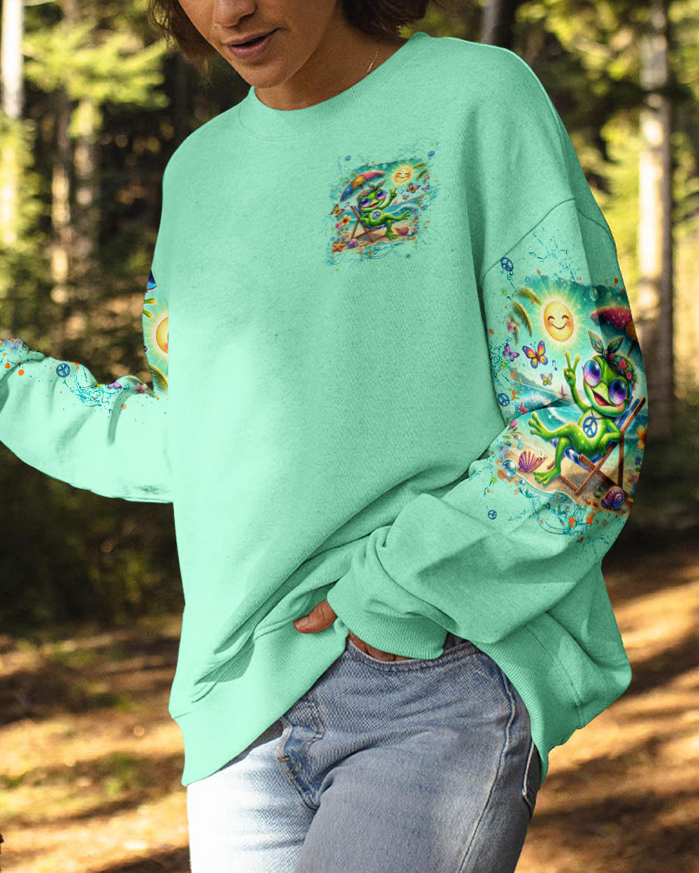 IT'S NOT HOW OLD YOU ARE FROG ALL OVER PRINT - TLNT0908242