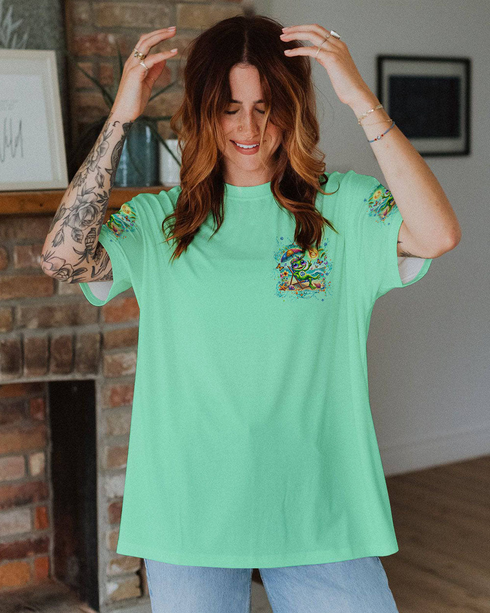IT'S NOT HOW OLD YOU ARE FROG ALL OVER PRINT - TLNT0908242